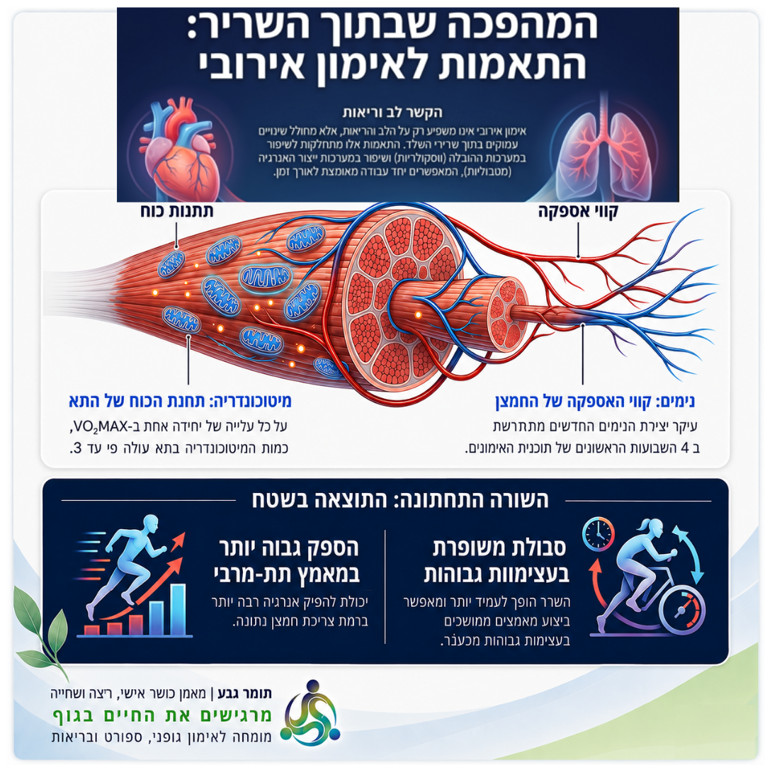 התאמות וסקולריות ומטבוליות בשריר